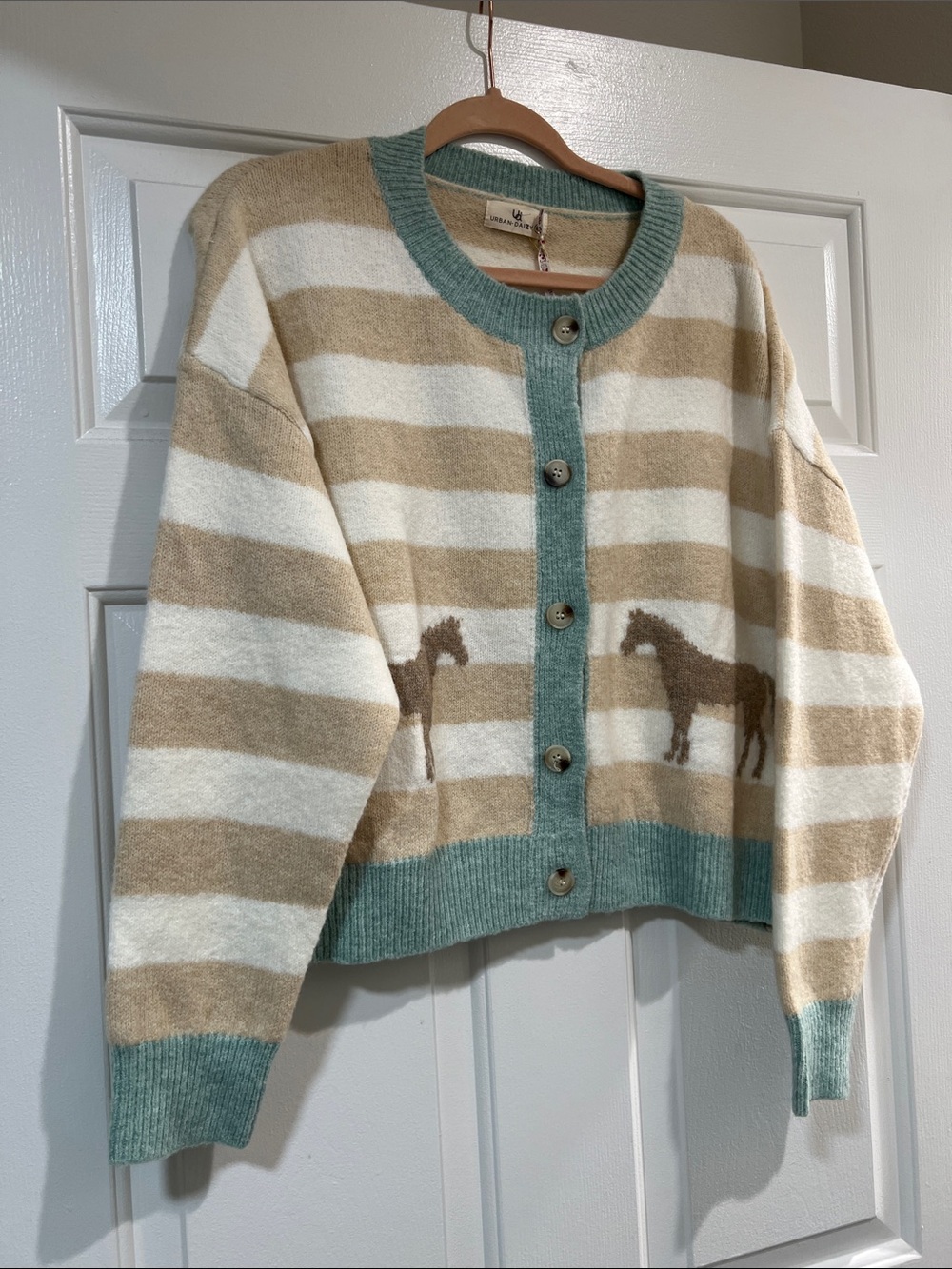 Canyon Trail Horse Cardigan - Picture 3 of 5